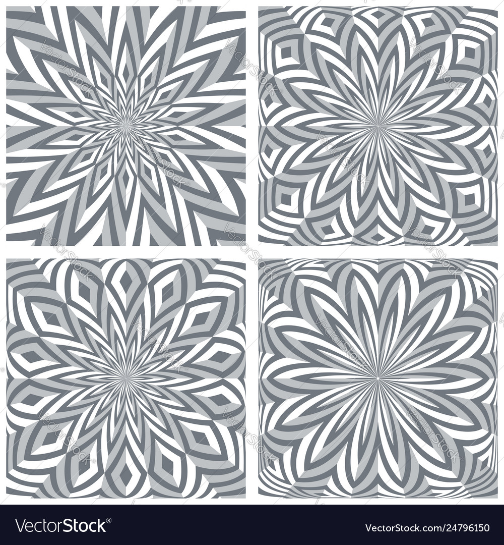 Rotating Optical Illusion Patterns