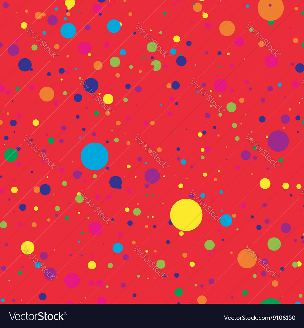 Round seamless pattern