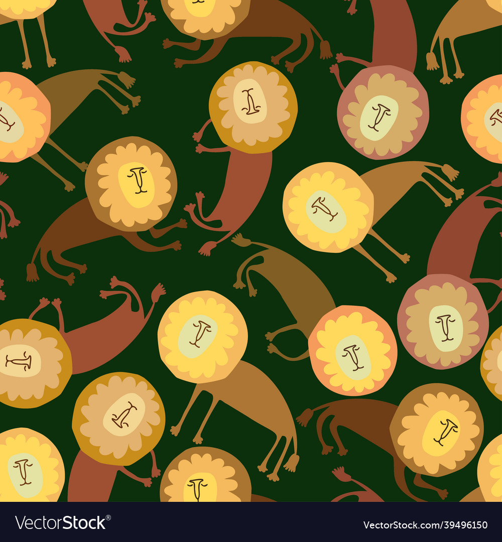 Seamless colorful pattern design vector image Seamless colorful pattern design