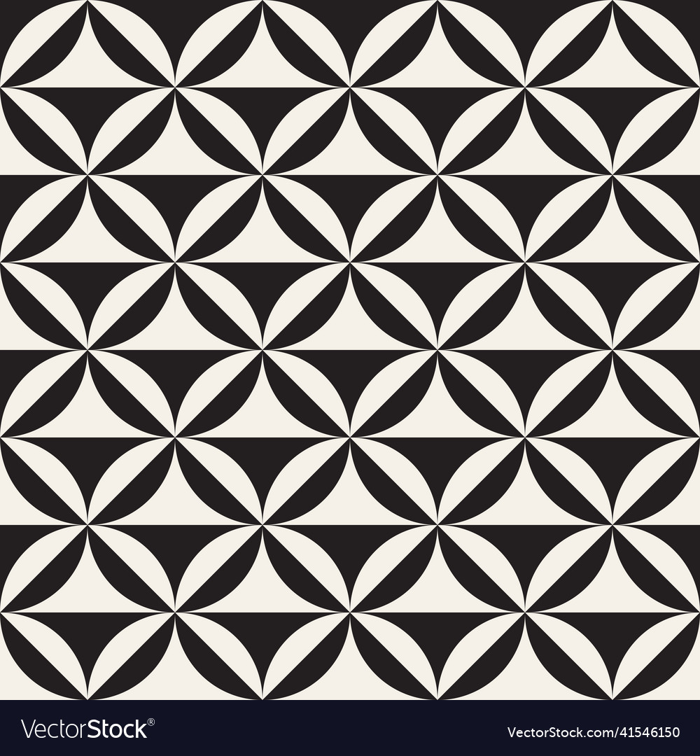 Seamless pattern repeating geometric elements vector image Seamless pattern repeating geometric elements