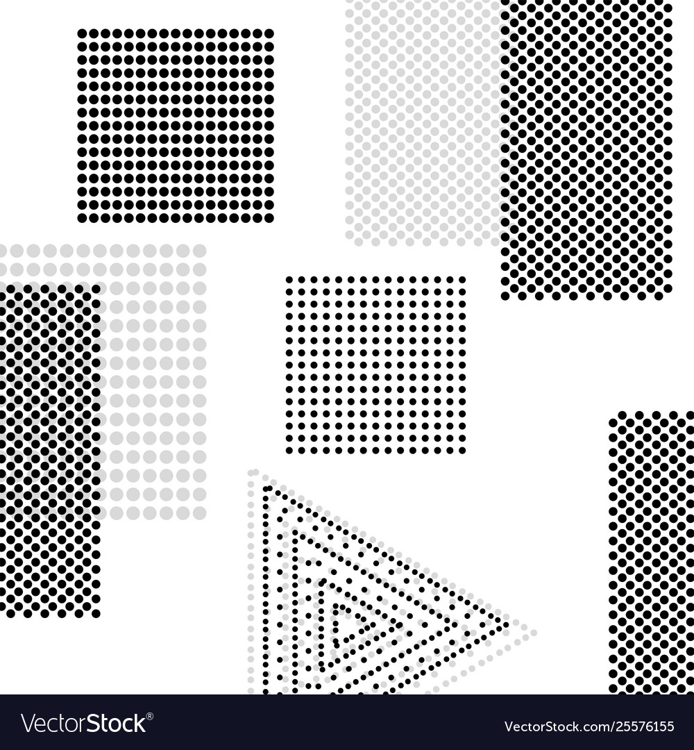 Abstract background with squares and triangles
