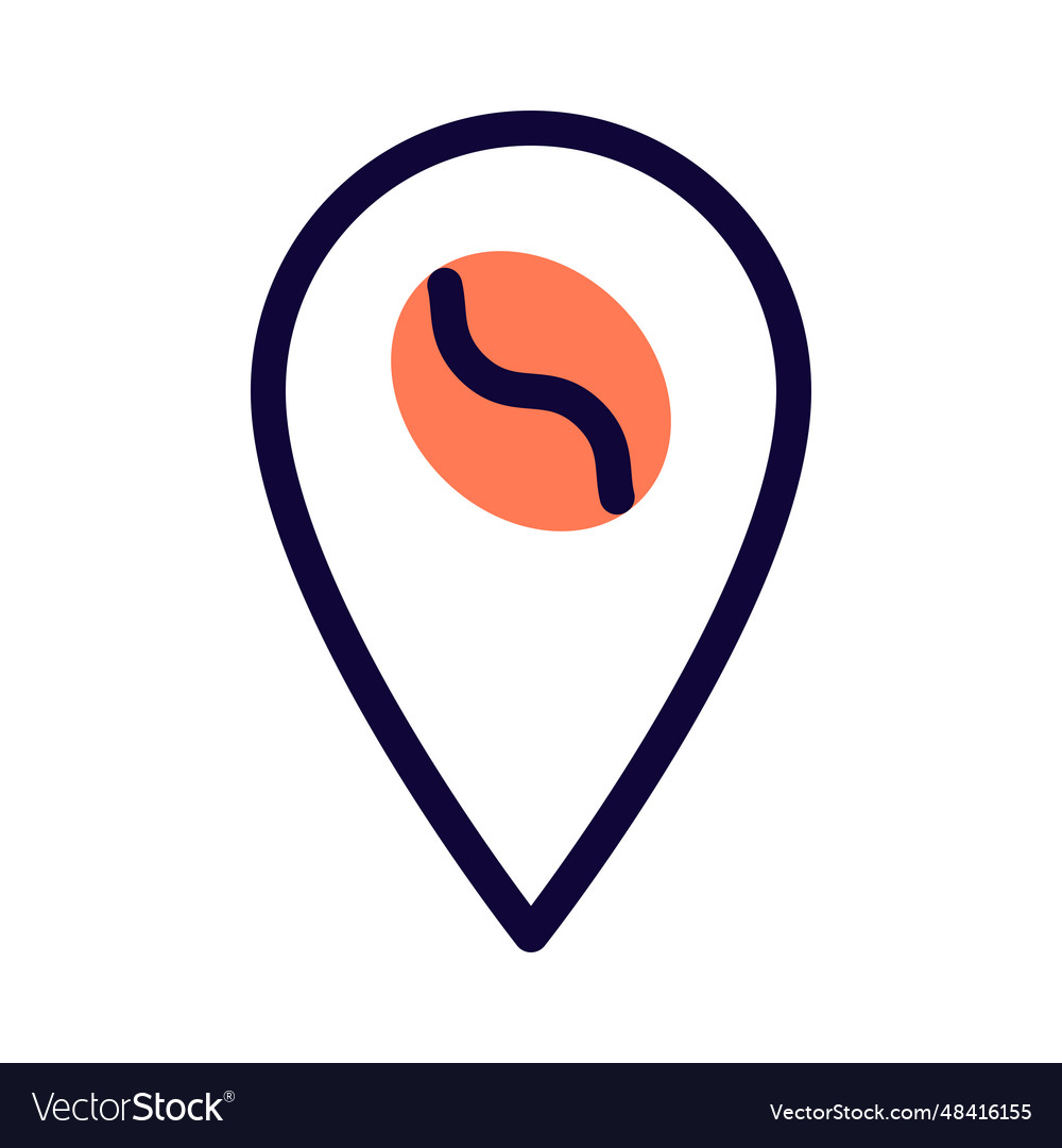 Cafe location given on area map