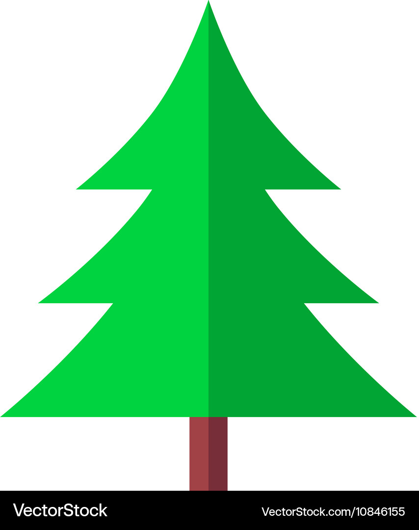 Fir-tree icon Royalty Free Vector Image - VectorStock