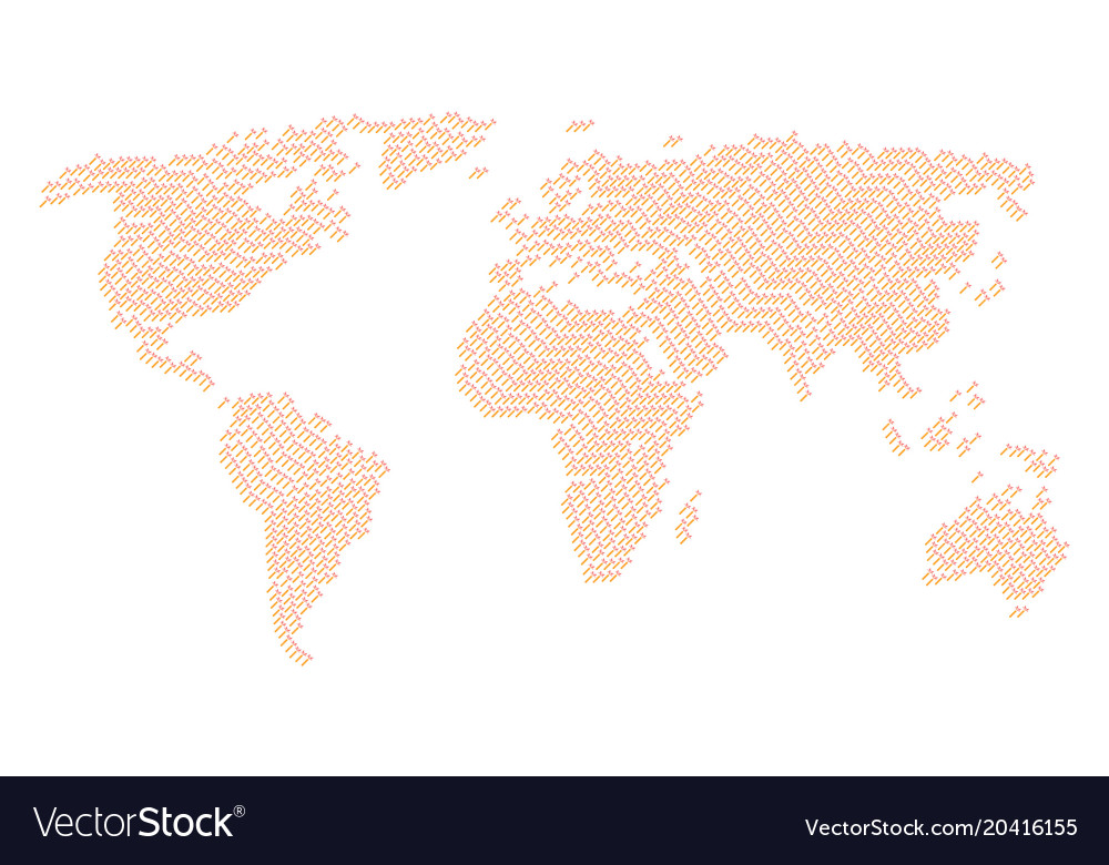 Global atlas pattern of firecracker items