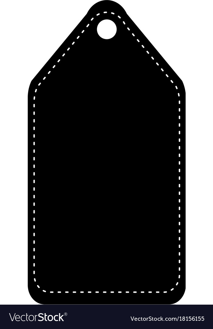 Isolated empty label