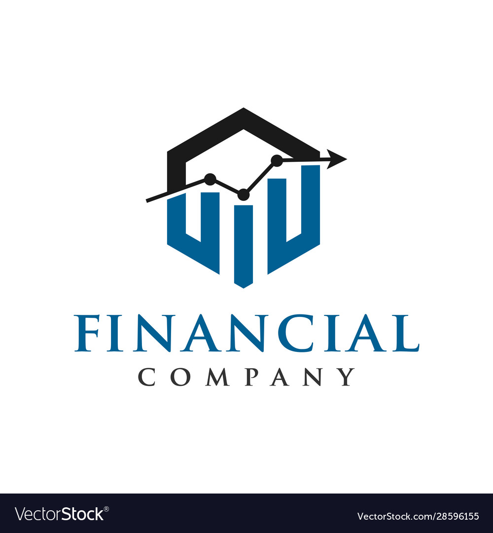 Marketing and financial business logo Royalty Free Vector