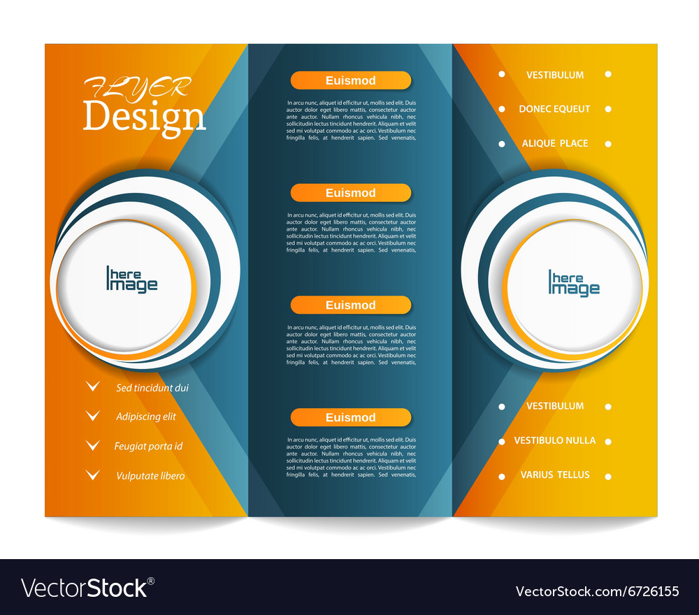 Tri-fold brochure template