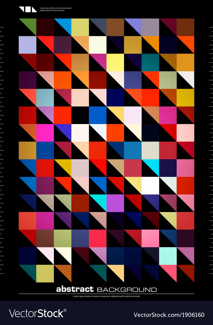 Abstract triangles background
