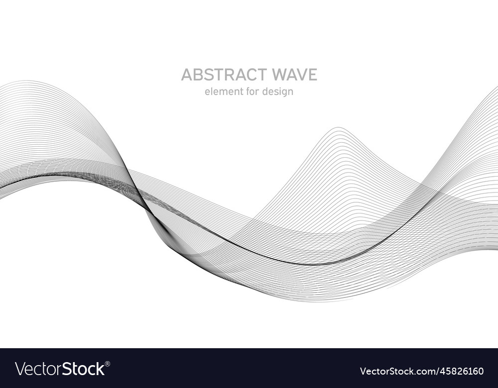 Abstract wave element for design digital Vector Image Abstract wave element for design digital