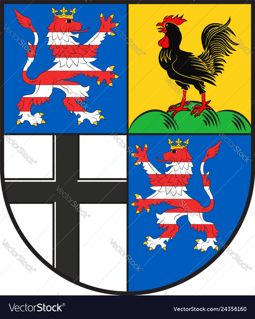 Coat of arms wartburgkreis in thuringia