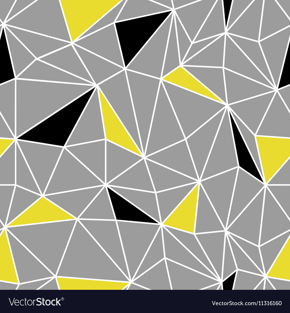 Low Poly Triangular Facets Pattern