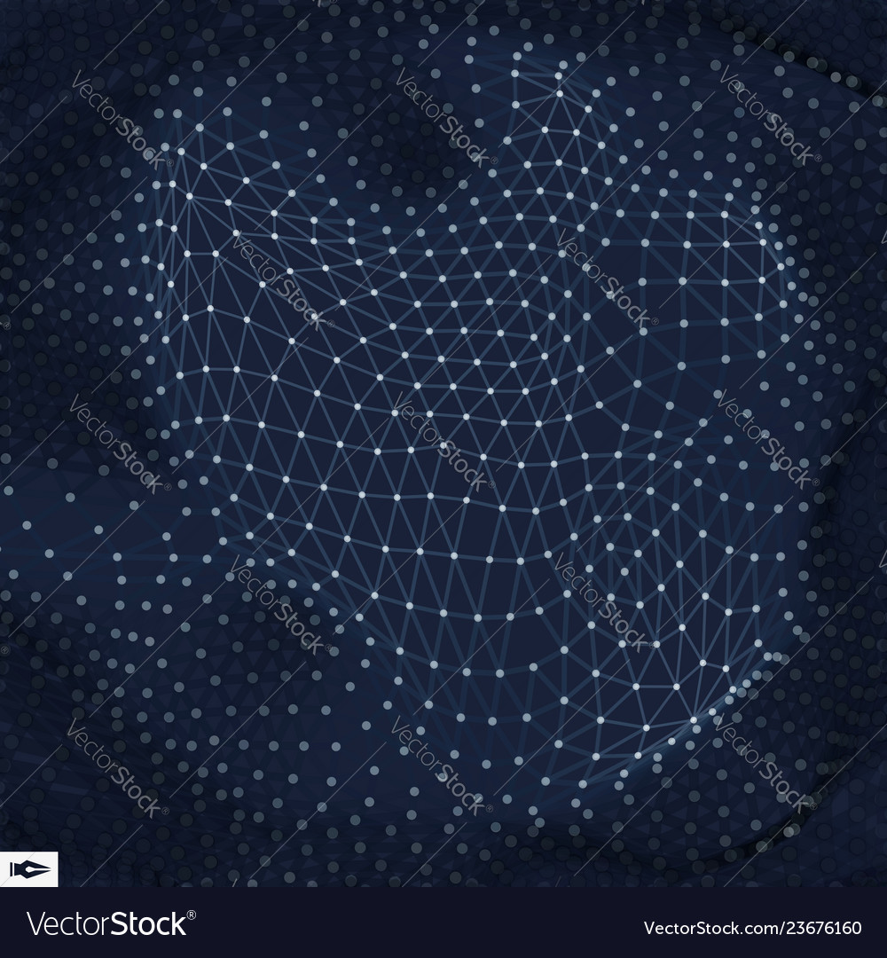 Network abstract background 3d technology grid