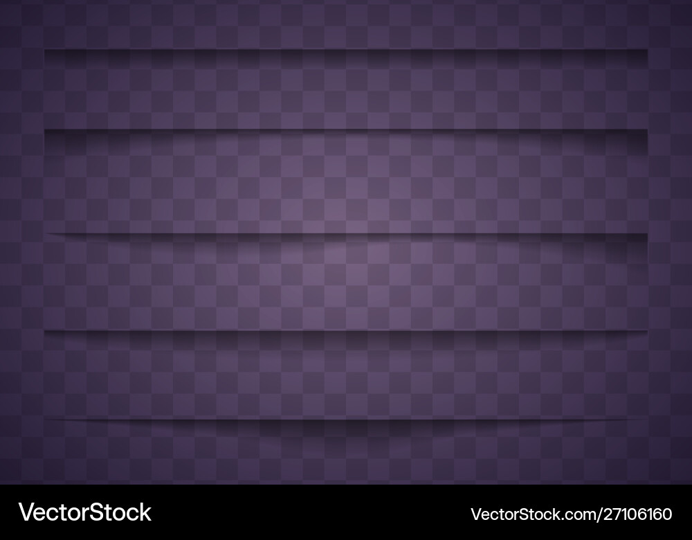 Shadows isolated Royalty Free Vector Image - VectorStock