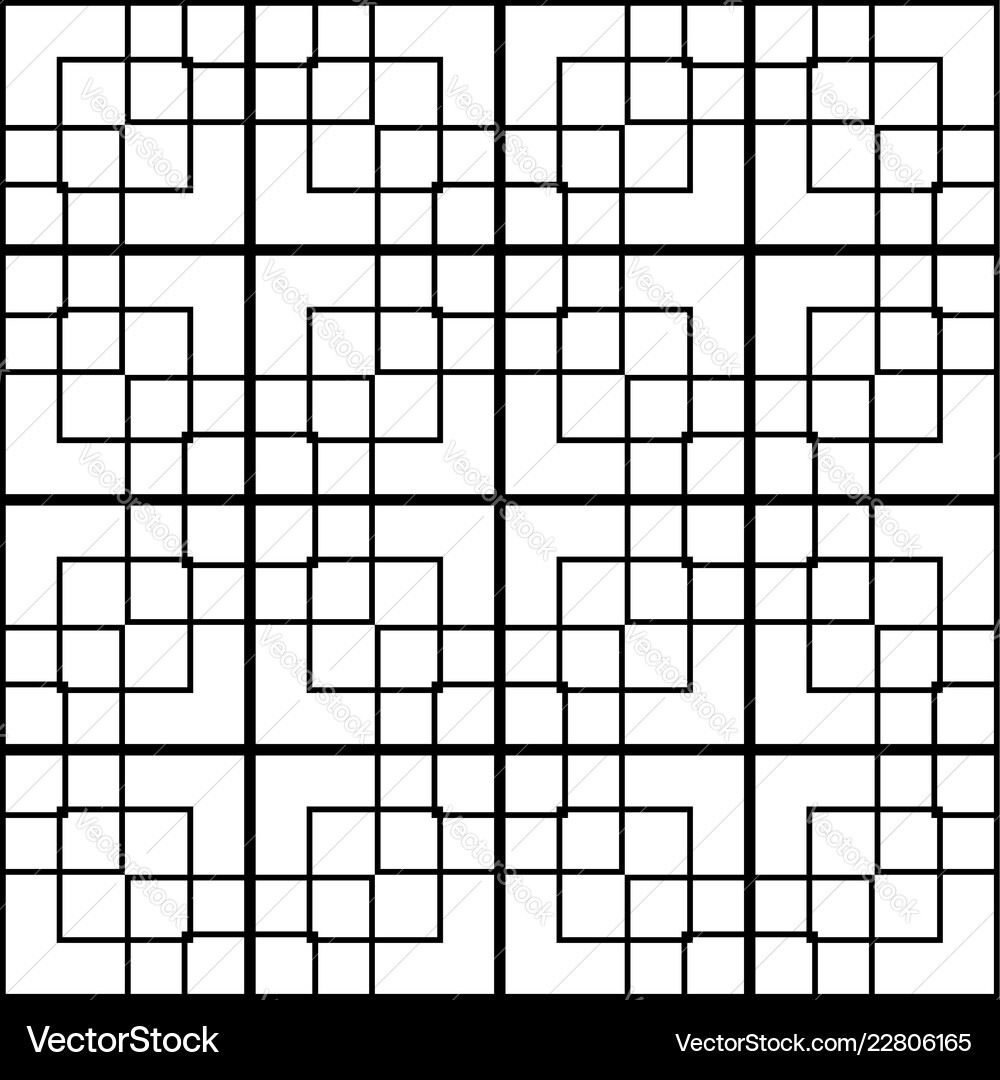 Design seamless monochrome grating pattern Vector Image