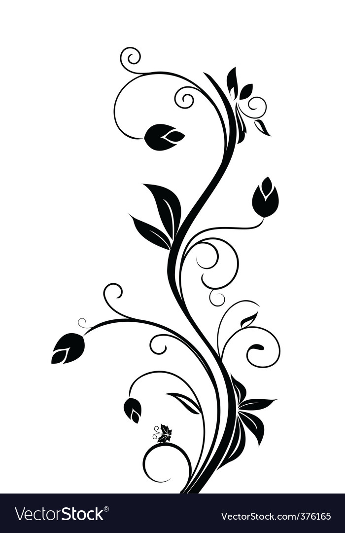 Floral Swirl Hintergrund