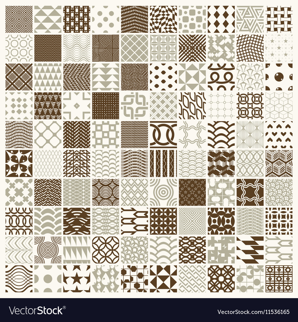 Geometric Abstract Seamless Patterns