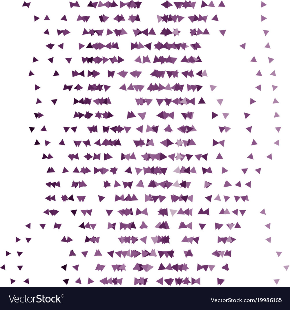 Graphic colored abstract overlapping triangle