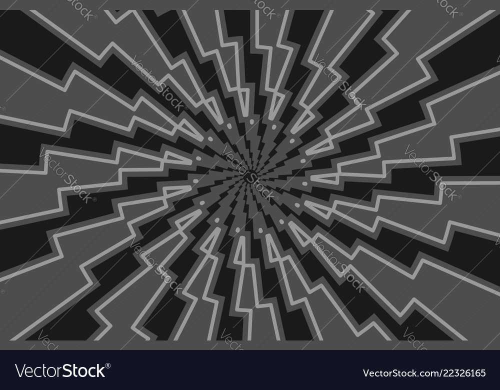 Lightning bolt - abstract geometric pattern vector image Lightning bolt - abstract geometric pattern