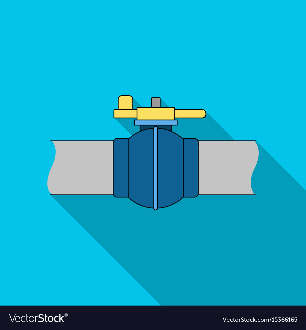 Pipeline shutteroil single icon in flat style