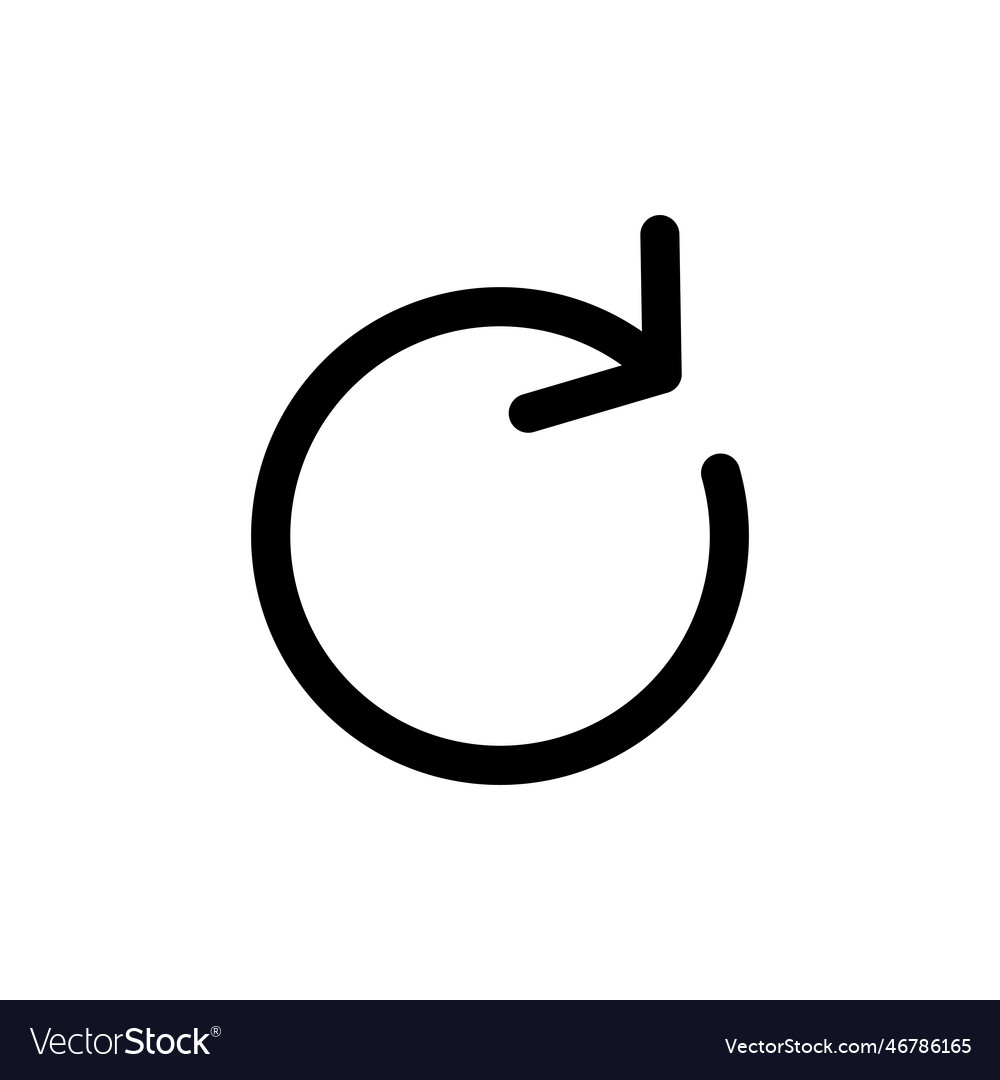 Refresh icon reload update Vector Image Refresh icon reload update