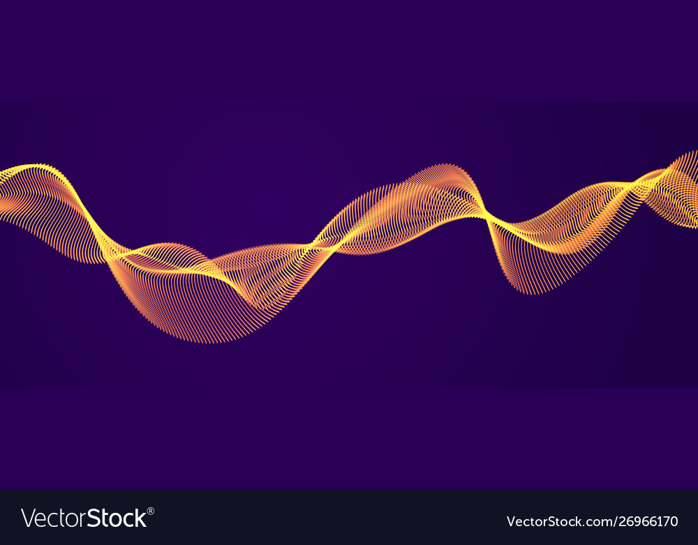 Abstract background with wave flowing vector image Abstract background with wave flowing