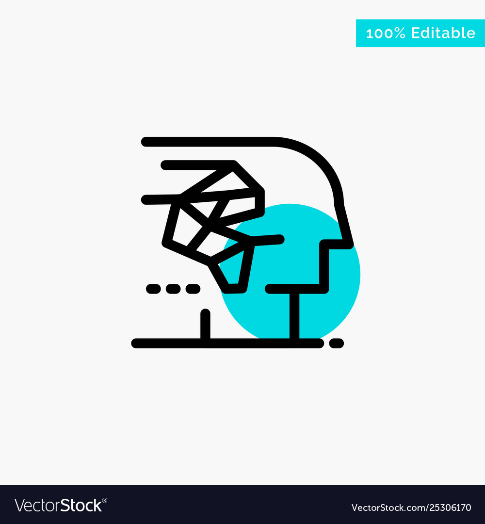 Android artificial brain human interface vector image Android artificial brain human interface