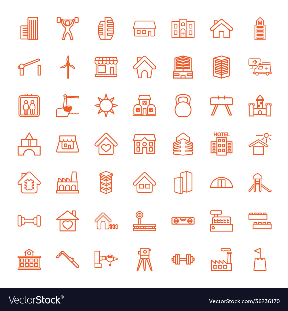 Building icons