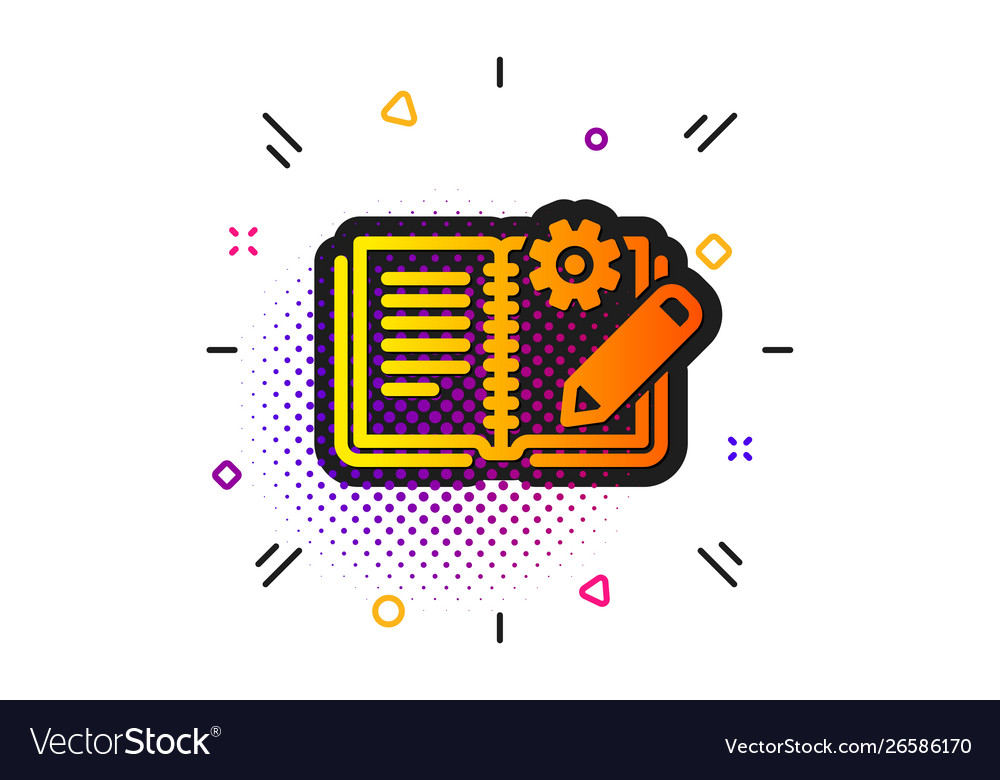 Engineering documentation icon technical