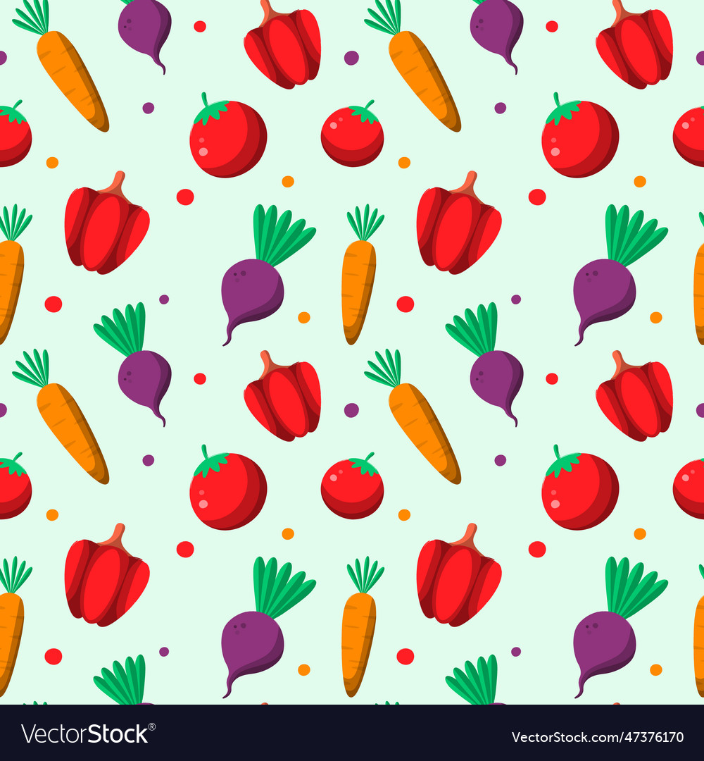 Hand drawn world food safety day seamless pattern Vector Image