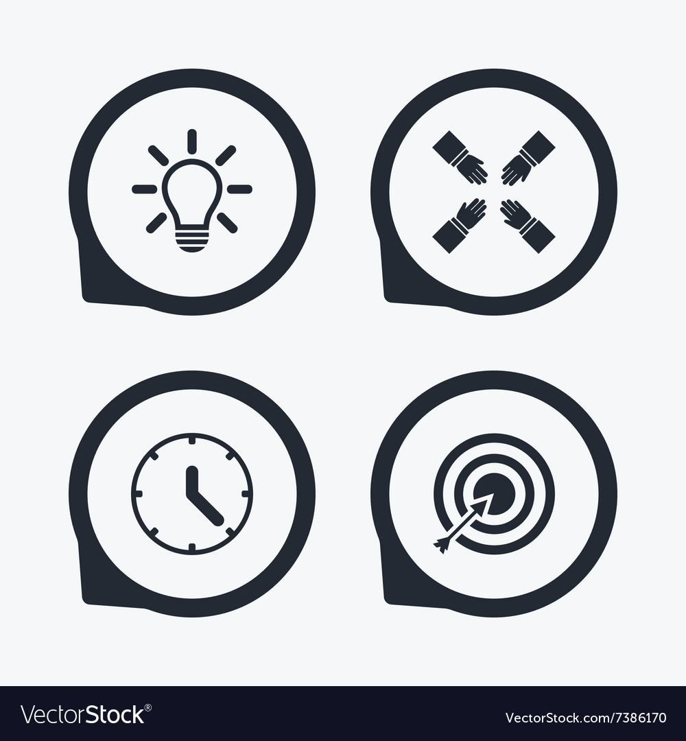 Lamp idea and clock time target aim