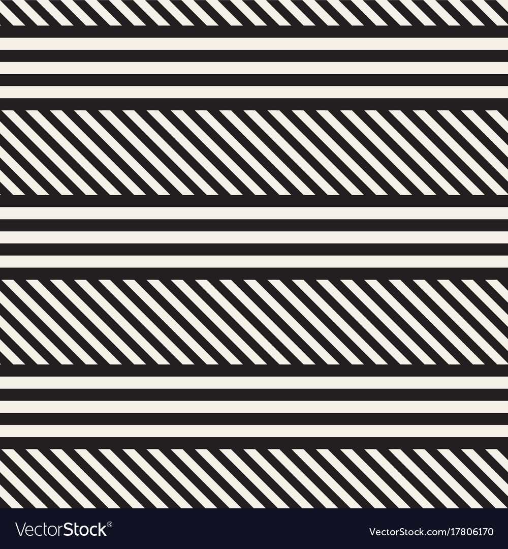 Parallel Stripe Monochrome Pattern
