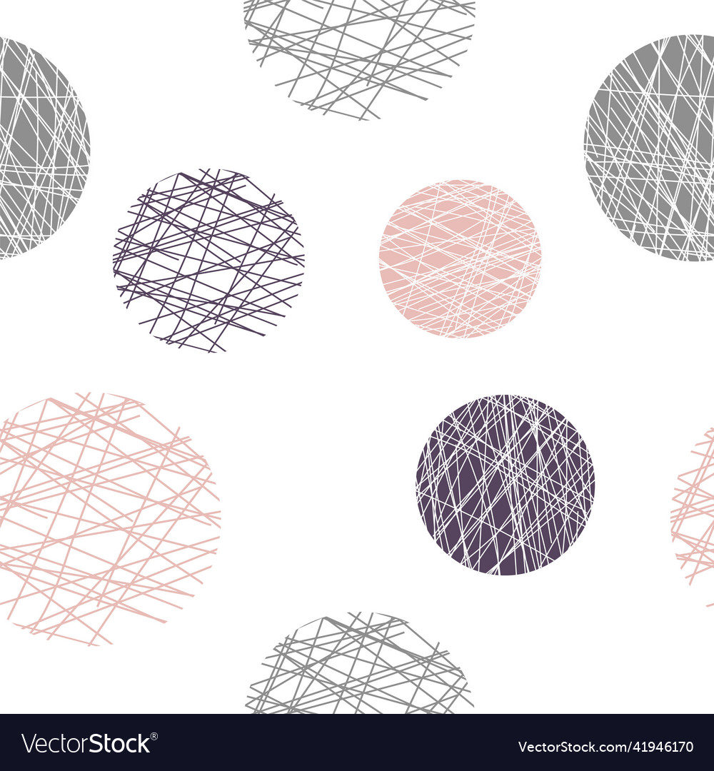 Seamless pattern whit abstract circles
