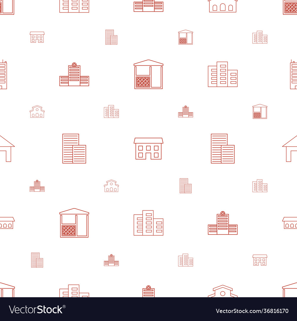 Structure icons pattern seamless white background vector image Structure icons pattern seamless white background