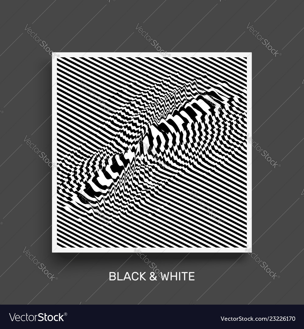 Waveform background surface distortion pattern vector image Waveform background surface distortion pattern