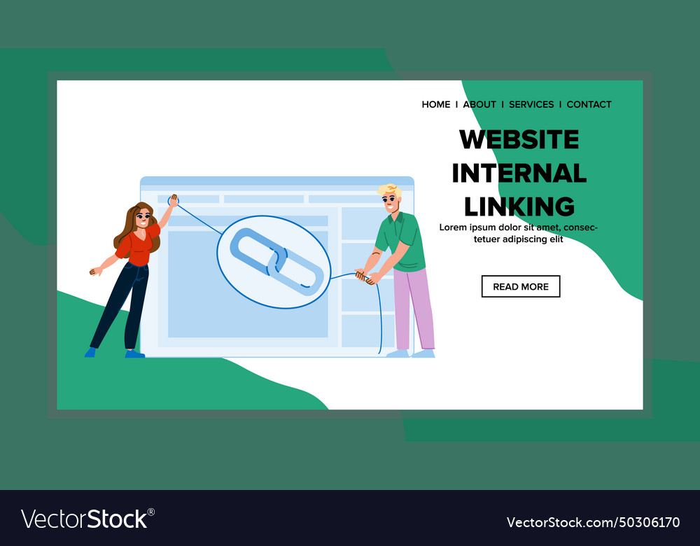 Web website internal linking