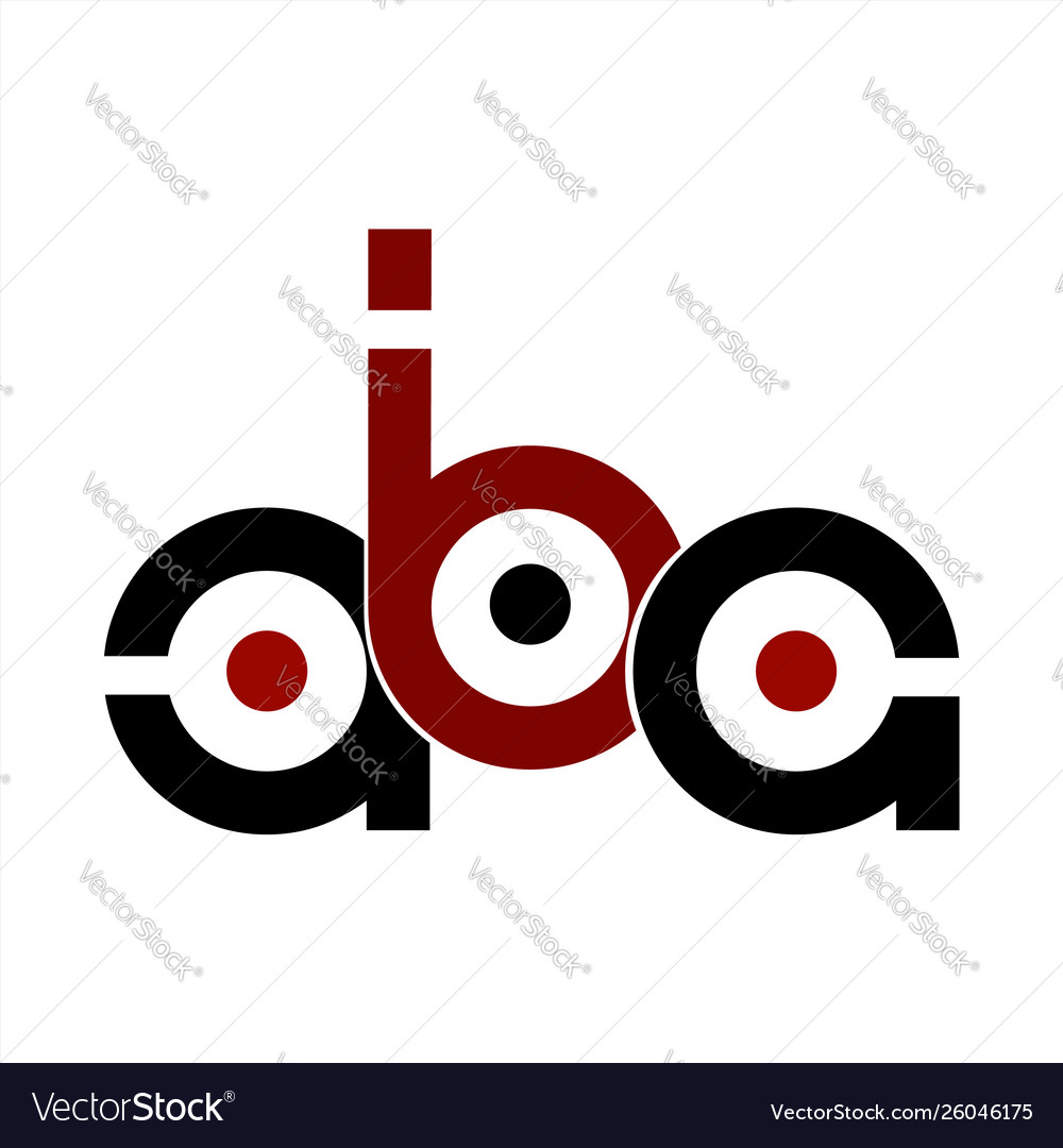 Aba initials letter company logo and icon