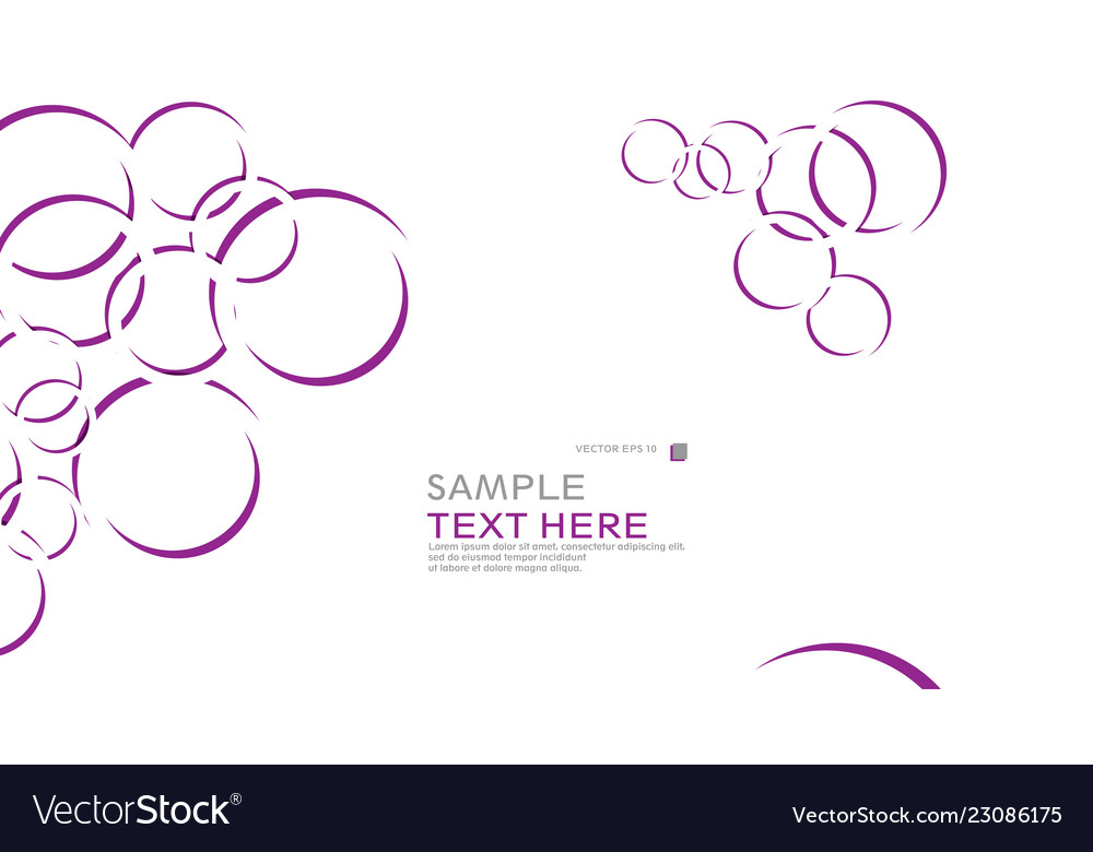Abstract background with circles Vector Image Abstract background with circles
