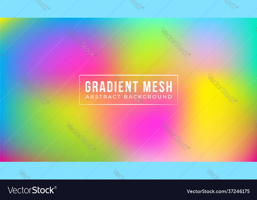 Abstract blurred gradient mesh background