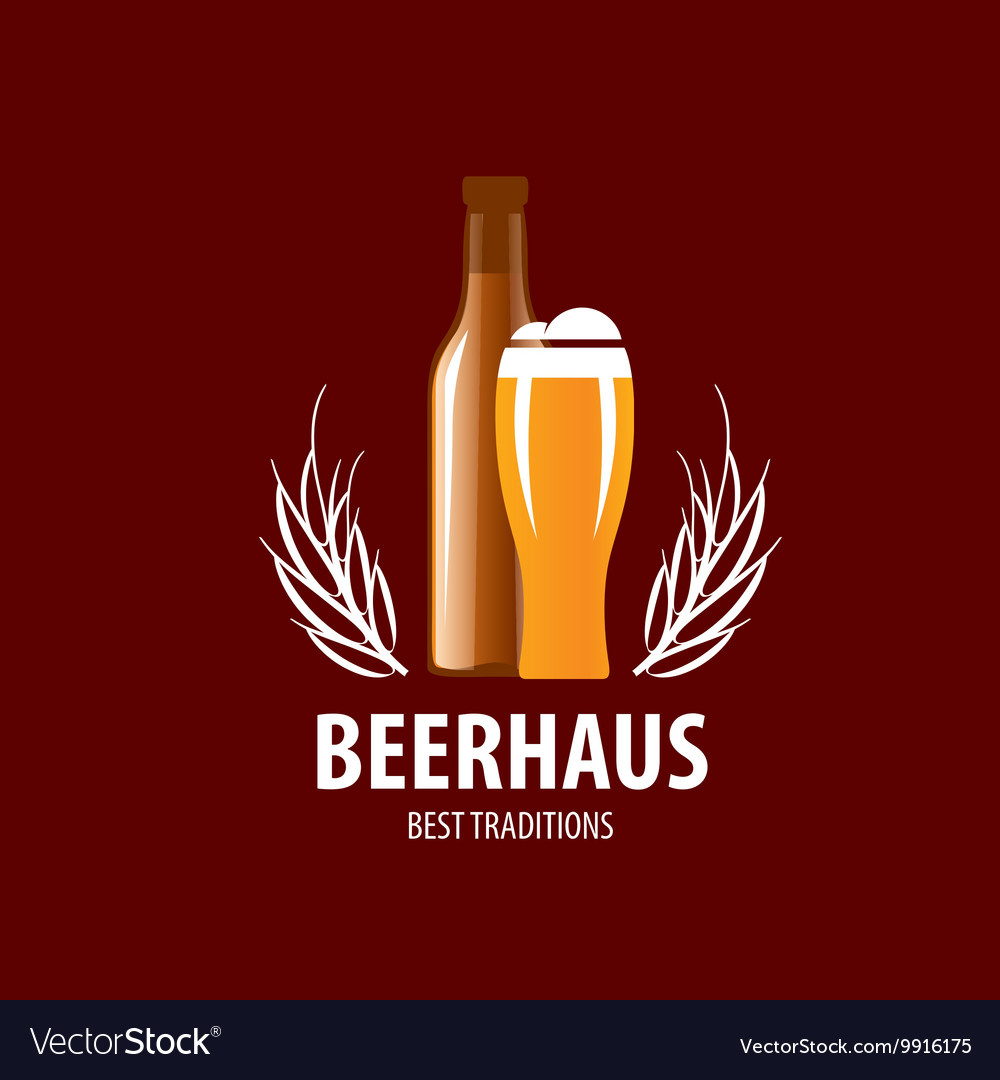 Beer logo Royalty Free Vector Image - VectorStock