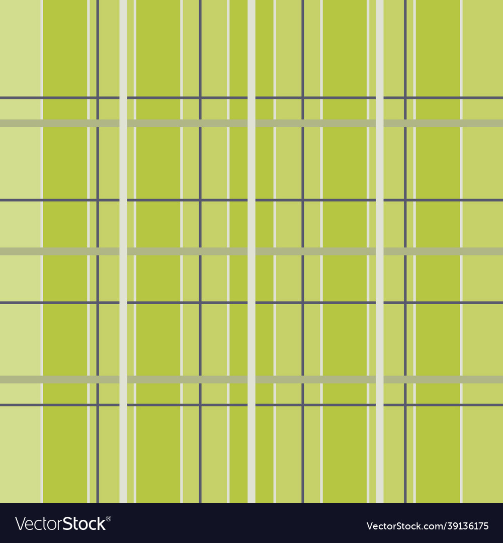 Green grid line pattern background vector image Green grid line pattern background