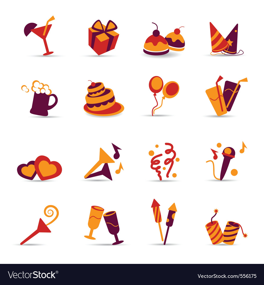 Party Celebration Icons