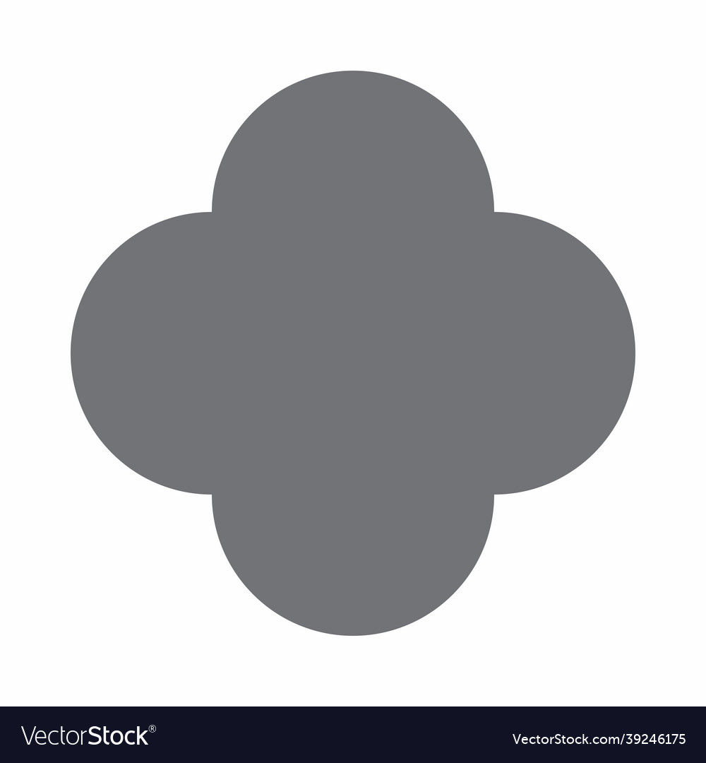 Quatrefoil geometrische Form vector image Quatrefoil geometrische Form