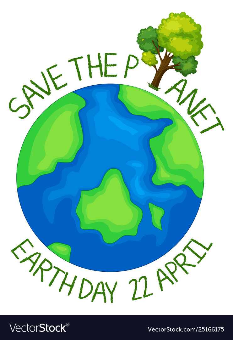 Save planet icon Royalty Free Vector Image - VectorStock