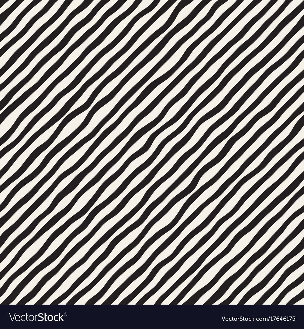 Seamless pattern with hand drawn waves abstract