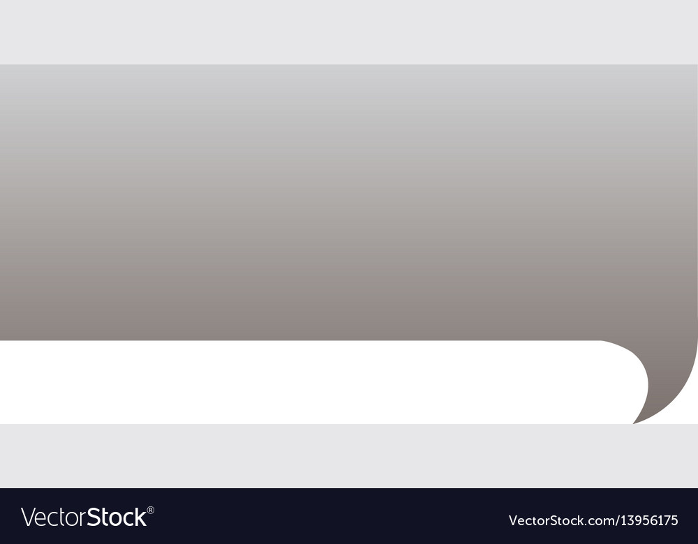 Silhouette of rectangular speech in grayscale
