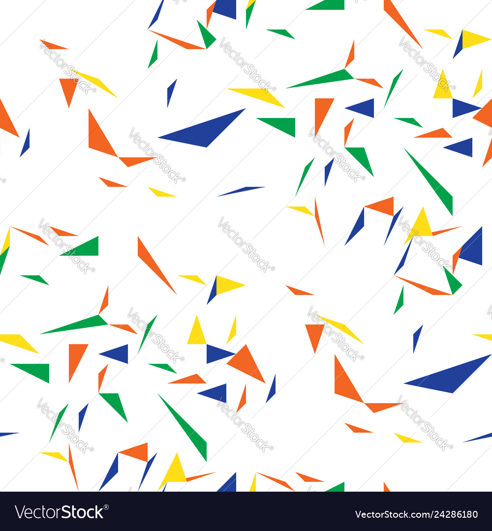 Abstract Geometric Triangle Pattern