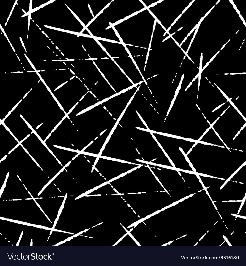 Abstract seamless ink pattern on black background