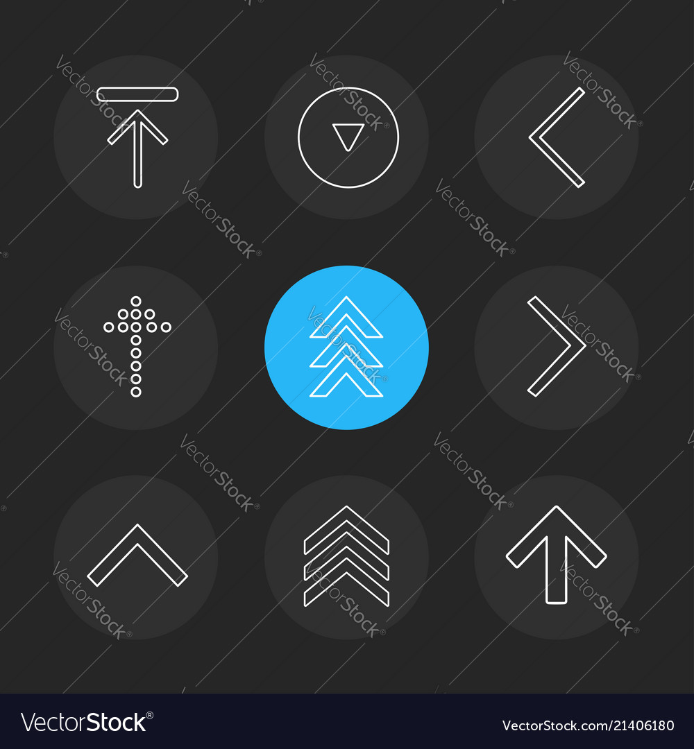 Arrows directions pointer arrow user