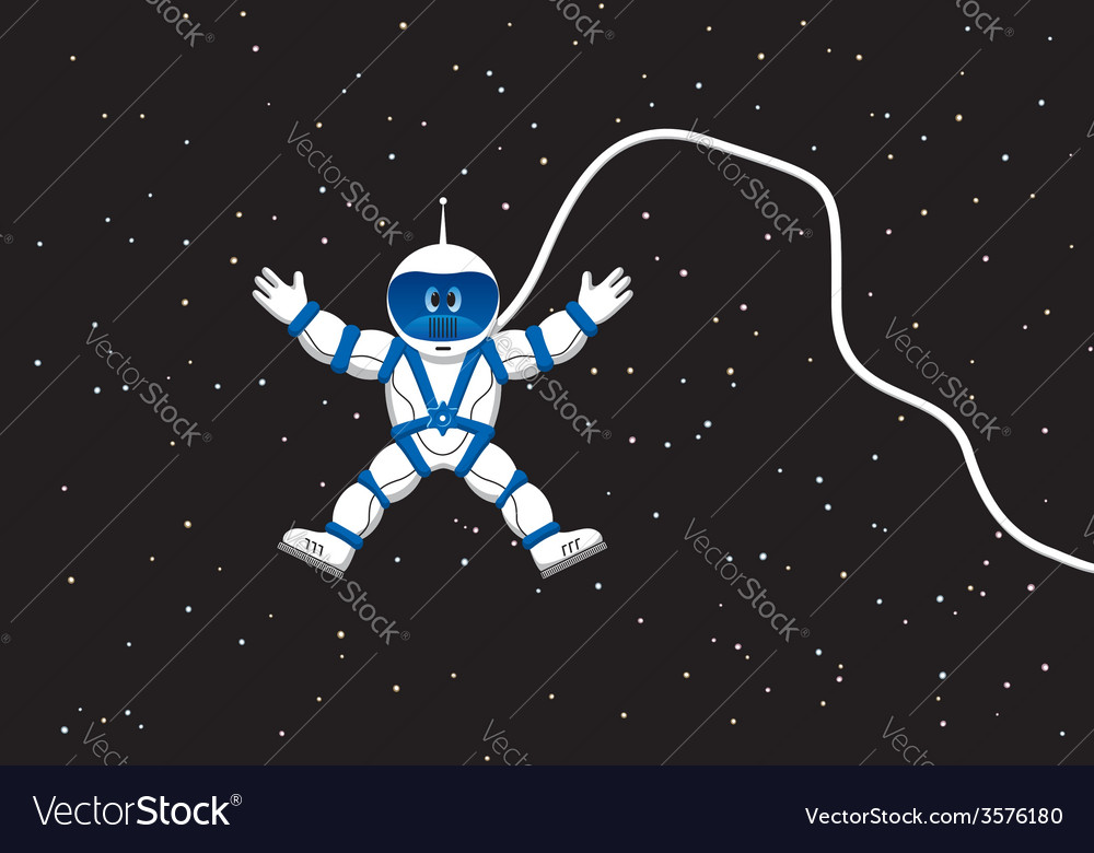 Astronaut in outer space