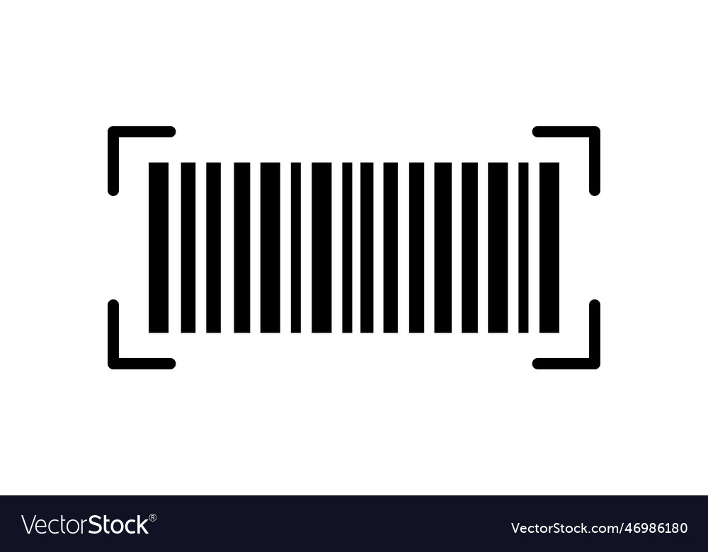 Barcode reader scan icon